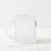 1968 Bloemkracht Vredesbord Hippie Paarse Matglas Koffiemok (Links)