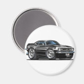 1968 Camaro Black-White Car Magneet (Voorkant / Achterkant)