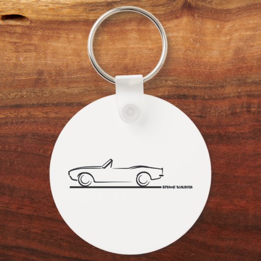 1968 Camaro Converteerbare BLK Sleutelhanger (Voorkant)