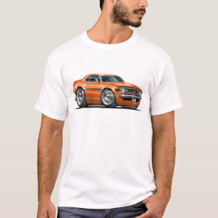 1968 Camaro Oranje-Black Car T-shirt