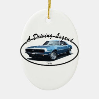 1968 CAMARO SS BLACK KERAMISCH ORNAMENT
