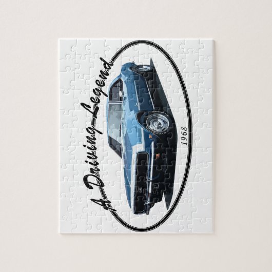 1968 CAMARO SS BLACK LEGPUZZEL (Verticaal)