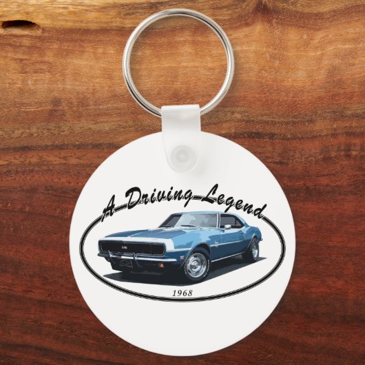 1968 CAMARO SS BLACK SLEUTELHANGER (Voorkant)