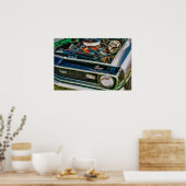1968 Camaro SS under the Hood Poster (Keuken)