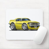 1968 Camaro Yellow-Black Car Muismat (Met muis)