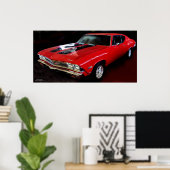1968 CHEVELLE 427 POSTER (Thuiskantoor)