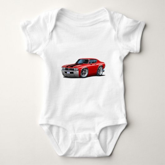 1968 Chevelle Red Black Car Romper (Voorkant)