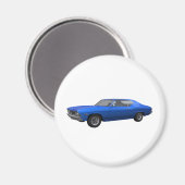 1968 Chevelle SS: Blue Finish Magneet (Voorkant / Achterkant)