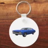 1968 Chevelle SS: Blue Finish Sleutelhanger (Voorkant)