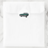 1968 Chevelle SS: Groene finse Ronde Sticker (Tas)