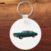 1968 Chevelle SS: Groene finse Sleutelhanger (Voorkant)