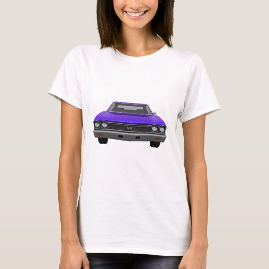 1968 Chevelle SS: Paarse afwerking T-shirt (Voorkant)