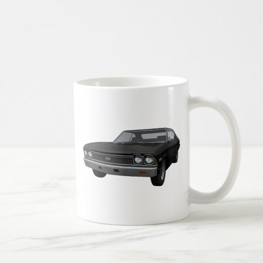 1968 Chevelle SS: Zwarte afwerking Koffiemok (Rechts)