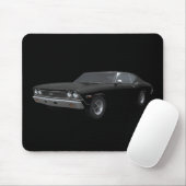 1968 Chevelle SS: Zwarte afwerking: Mousepad Muismat (Met muis)