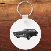 1968 Chevelle SS: zwarte finse Sleutelhanger (Voorkant)