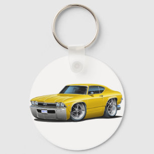 1968 Chevelle Yellow Car Sleutelhanger