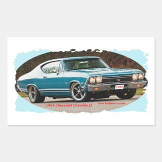 1968_Chevrolet_Chevelle_SS Rechthoekige Sticker