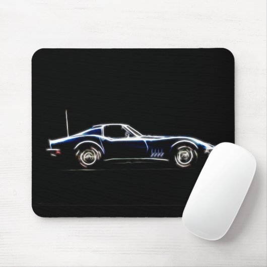 1968 Chevrolet Corvette Mousepad Muismat (Met muis)