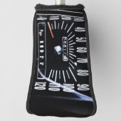 1968 Classic Car Speedometer Golfheadcover (Draai 90)