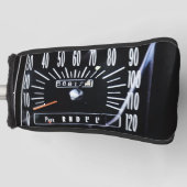 1968 Classic Car Speedometer Golfheadcover (Voorkant)
