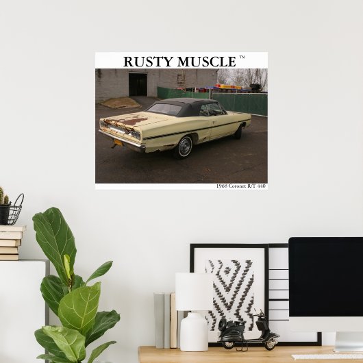 1968 Coronet R/T Poster (Thuiskantoor)