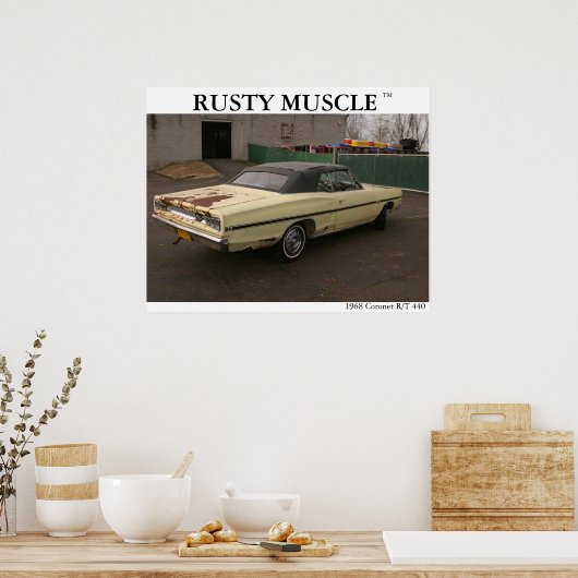 1968 Coronet R/T Poster (Keuken)
