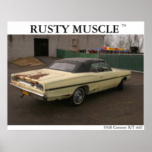 1968 Coronet R/T Poster