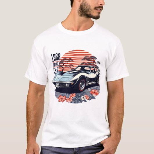 1968 Corvette Stingray L88 T-shirt (Voorkant)