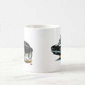 1968 de Auto van het zwart-Wit van Camaro SS Koffiemok (Center)