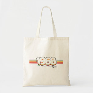 1968 De geboorte van legenden Tote Bag