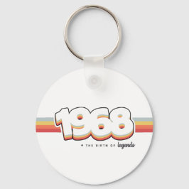 1968 De geboorte van legends Trucker Hat Sleutelhanger