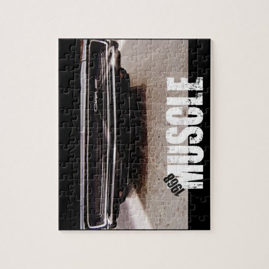 1968 Dodge Charger Puzzle Legpuzzel (Verticaal)