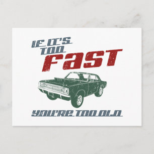 1968 Dodge Hurst Hemi Dart Briefkaart