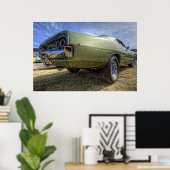1968 Dodge-lader op HDR Poster (Thuiskantoor)