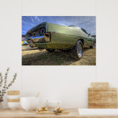 1968 Dodge-lader op HDR Poster (Keuken)