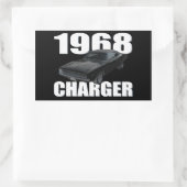 1968 dodge lader rt rechthoekige sticker (Tas)