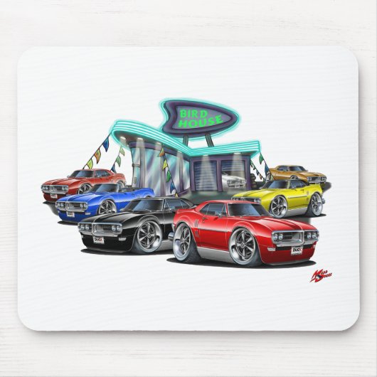 1968 Firebird Car Dealer Muismat (Voorkant)