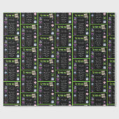 1968 Geboortejaar Trivia Cadeaupapier (Vlak)