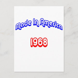 1968 Gemaakt in Amerika Briefkaart