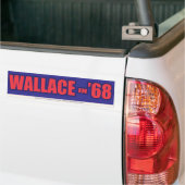 1968 George Wallace "Wallace in 68" Bumpersticker (Op Truck)