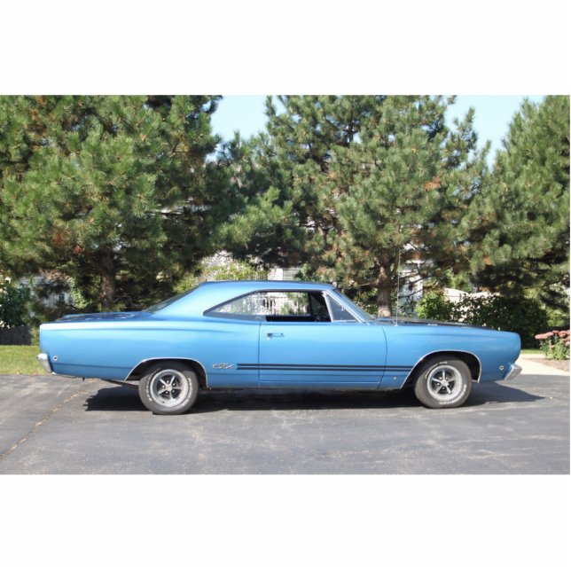 1968 GTX Musculair autosieroog Fotobeeldje Ornament (Voorkant)