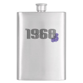 1968 Hippie Vredesbord Bloemkracht Paarse Flacon