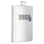 1968 Hippie Vredesbord Bloemkracht Paarse Flacon (Rechts)