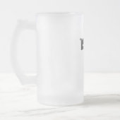 1968 Hippie Vredesbord Bloemkracht Paarse Matglas Bierpul (Links)