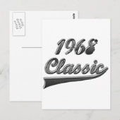 1968 Klassiek Briefkaart (Voorkant / Achterkant)