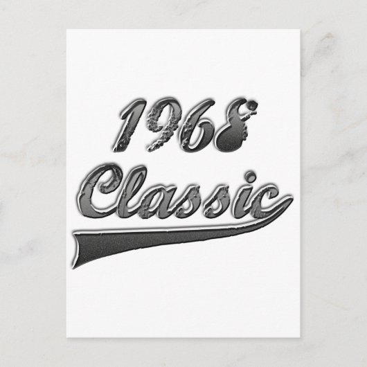 1968 Klassiek Briefkaart (Voorkant)