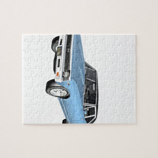 1968 Lichte blauwe spierkraan Legpuzzel (Horizontaal)