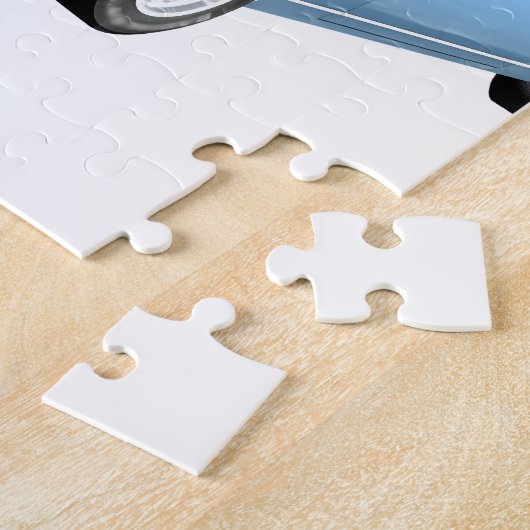 1968 Lichte blauwe spierkraan Legpuzzel (Zijkant)