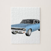 1968 Lichte blauwe spierkraan Legpuzzel (Verticaal)