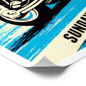 1968  motorfiets Speedway Poster (Hoek)